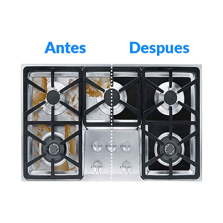 Protector de estufa para la grasa x 4