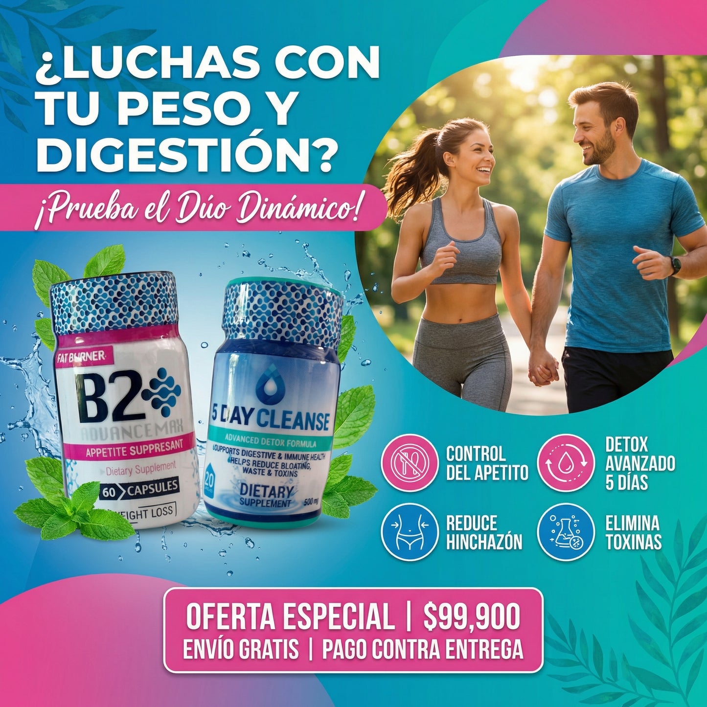 Kit B2 + DETOX Quemador de Grasa!