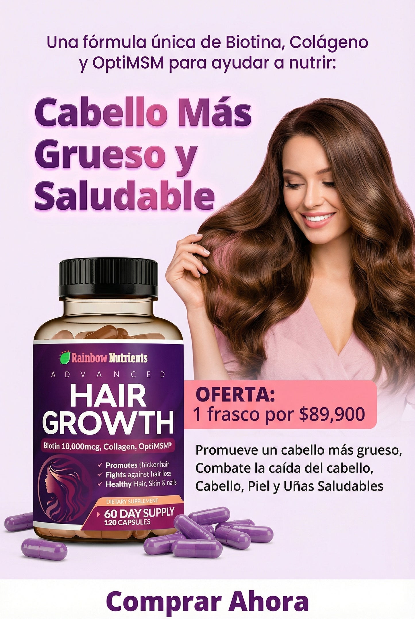 Hair Growth Recontruye tu cabello!